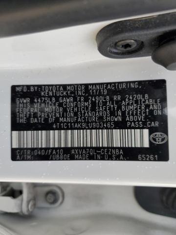 Photo 12 VIN: 4T1C11AK9LU903465 - TOYOTA CAMRY 