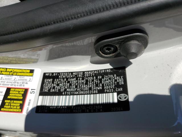 Photo 11 VIN: 4T1C11AK9NU003586 - TOYOTA CAMRY 