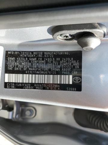 Photo 11 VIN: 4T1C11AK9NU676135 - TOYOTA CAMRY LE 