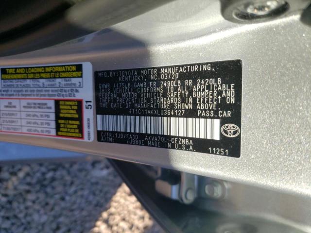 Photo 9 VIN: 4T1C11AKXLU364127 - TOYOTA CAMRY LE 