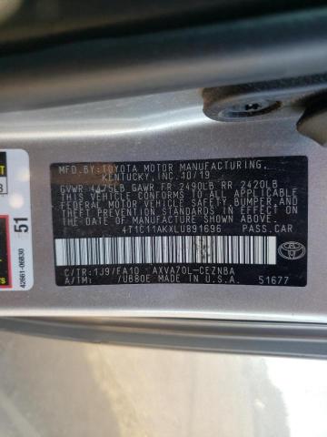 Photo 9 VIN: 4T1C11AKXLU891696 - TOYOTA CAMRY LE 