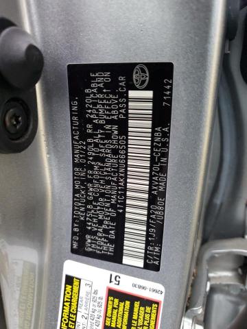 Photo 12 VIN: 4T1C11AKXNU666505 - TOYOTA CAMRY LE 