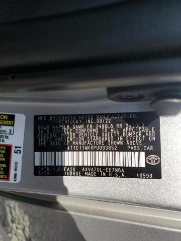 Photo 11 VIN: 4T1C11AKXPU093852 - TOYOTA CAMRY LE 