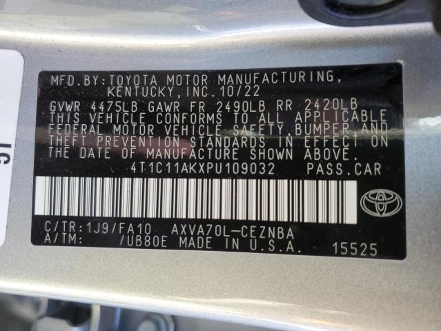 Photo 12 VIN: 4T1C11AKXPU109032 - TOYOTA CAMRY 