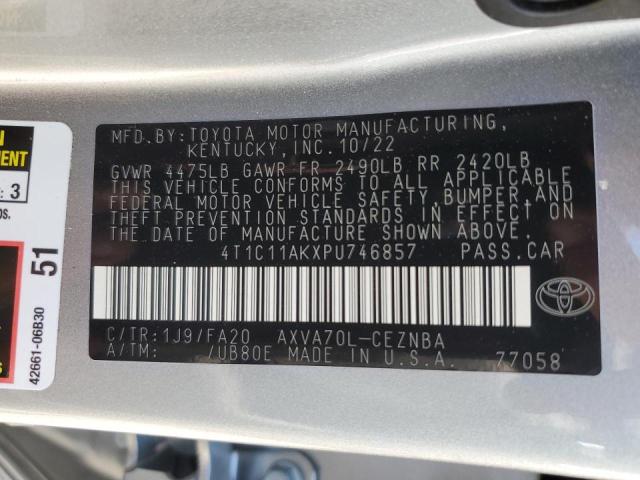 Photo 11 VIN: 4T1C11AKXPU746857 - TOYOTA CAMRY LE 