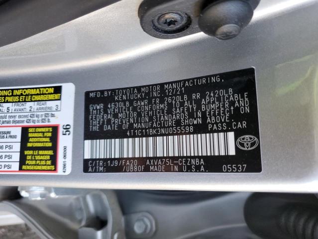 Photo 9 VIN: 4T1C11BK3NU055598 - TOYOTA CAMRY LE 