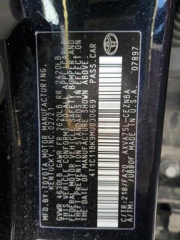 Photo 11 VIN: 4T1C11BK9MU030669 - TOYOTA CAMRY LE 