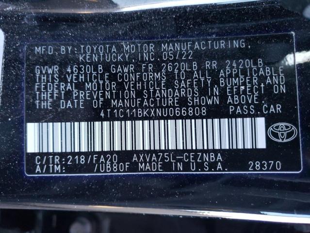 Photo 11 VIN: 4T1C11BKXNU066808 - TOYOTA CAMRY 