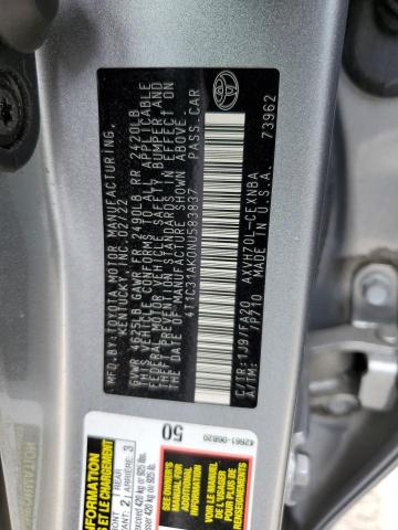 Photo 11 VIN: 4T1C31AK0NU583837 - TOYOTA CAMRY LE 