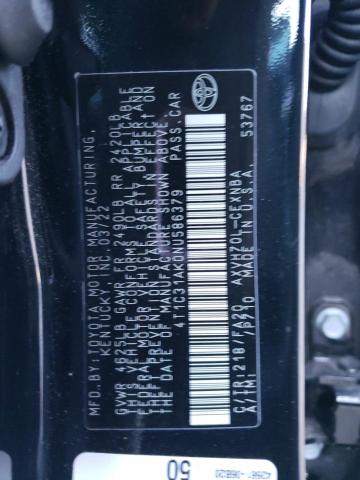 Photo 12 VIN: 4T1C31AK0NU586379 - TOYOTA CAMRY LE 