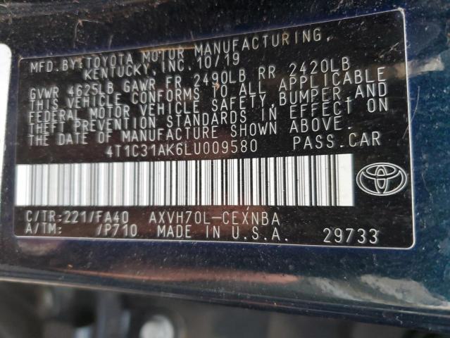 Photo 11 VIN: 4T1C31AK6LU009580 - TOYOTA CAMRY 