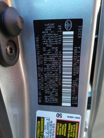 Photo 12 VIN: 4T1C31AK6MU547424 - TOYOTA CAMRY LE 