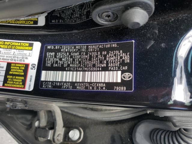 Photo 11 VIN: 4T1C31AK7MU569044 - TOYOTA CAMRY LE 