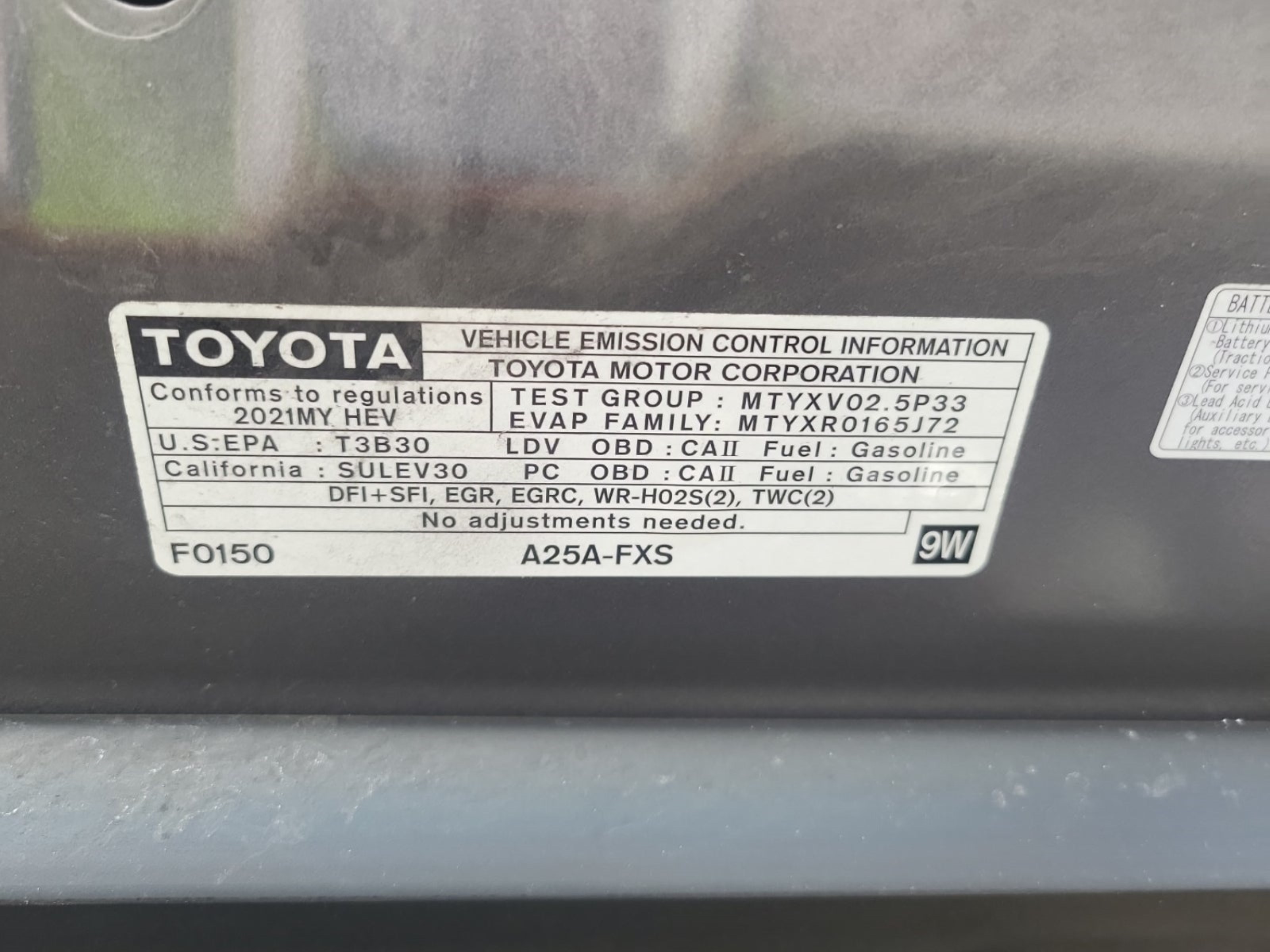 Photo 12 VIN: 4T1C31AK8MU551720 - TOYOTA CAMRY 