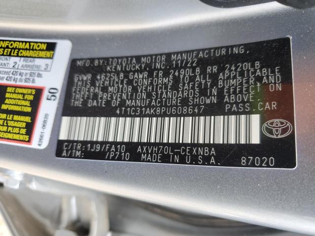 Photo 11 VIN: 4T1C31AK8PU608647 - TOYOTA CAMRY LE 