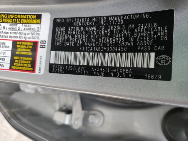 Photo 9 VIN: 4T1CA1AB2MU004450 - TOYOTA AVALON LIM 