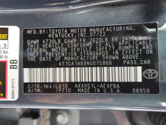 Photo 11 VIN: 4T1CA1AB9NU015866 - TOYOTA AVALON 