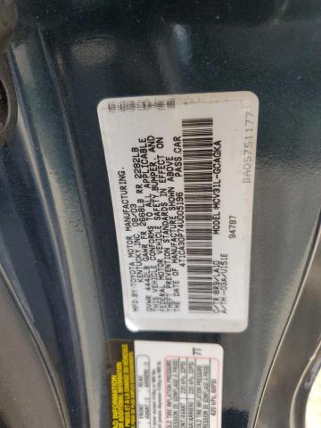 Photo 11 VIN: 4T1CA30P74U005196 - TOYOTA CAMRY SOLA 