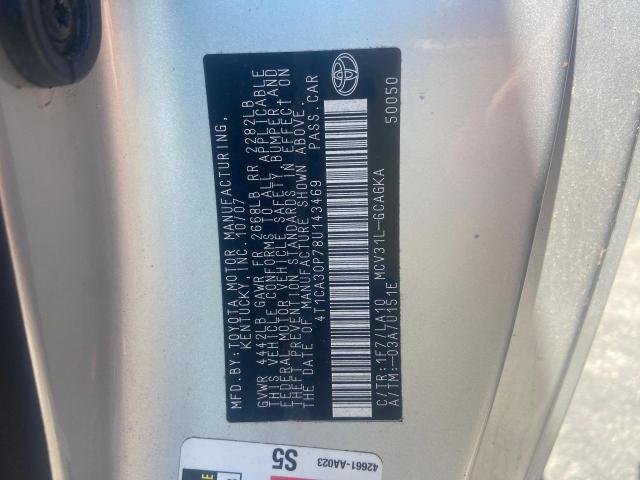 Photo 11 VIN: 4T1CA30P78U143469 - TOYOTA CAMRY SOLA 