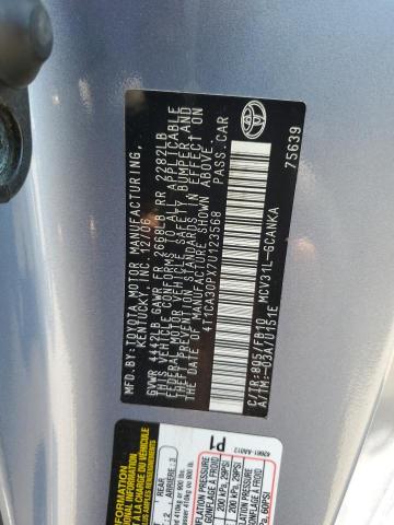 Photo 11 VIN: 4T1CA30PX7U123568 - TOYOTA CAMRY SOLA 