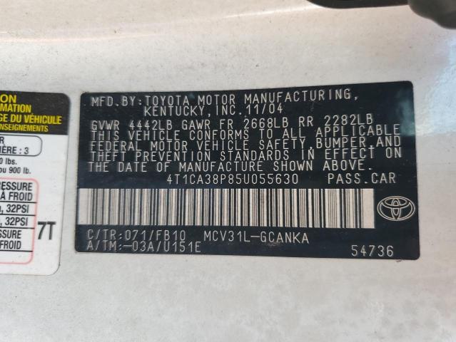 Photo 11 VIN: 4T1CA38P85U055630 - TOYOTA CAMRY SOLA 