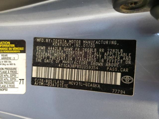 Photo 11 VIN: 4T1CA38P85U059354 - TOYOTA CAMRY SOLA 