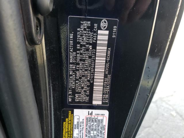 Photo 11 VIN: 4T1CE38P66U729733 - TOYOTA CAMRY SOLA 