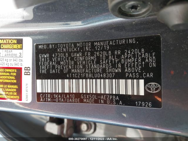 Photo 8 VIN: 4T1CZ1FB8LU048307 - TOYOTA AVALON 