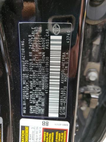 Photo 11 VIN: 4T1D21FB1LU019630 - TOYOTA AVALON LIM 