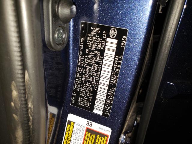 Photo 9 VIN: 4T1D21FB6LU012978 - TOYOTA AVALON LIM 