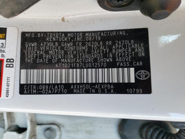 Photo 11 VIN: 4T1D21FB7LU012570 - TOYOTA AVALON LIM 