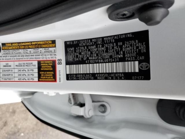 Photo 11 VIN: 4T1D21FB8LU015431 - TOYOTA AVALON LIM 