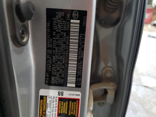 Photo 11 VIN: 4T1D21FBXLU018539 - TOYOTA AVALON LIM 