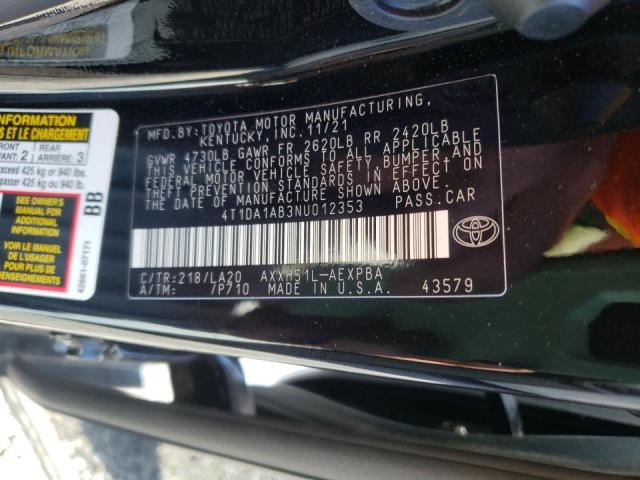 Photo 9 VIN: 4T1DA1AB3NU012353 - TOYOTA AVALON LIM 