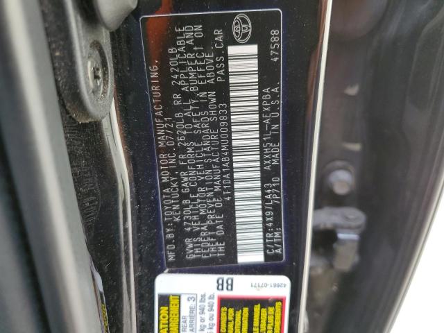 Photo 11 VIN: 4T1DA1AB4MU009833 - TOYOTA AVALON LIM 