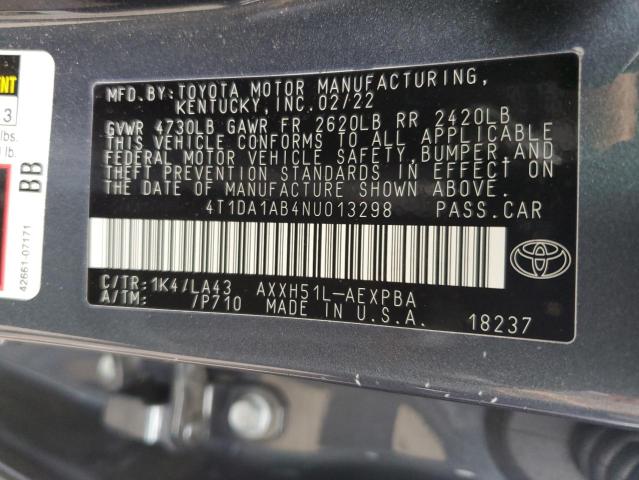 Photo 11 VIN: 4T1DA1AB4NU013298 - TOYOTA AVALON LIM 