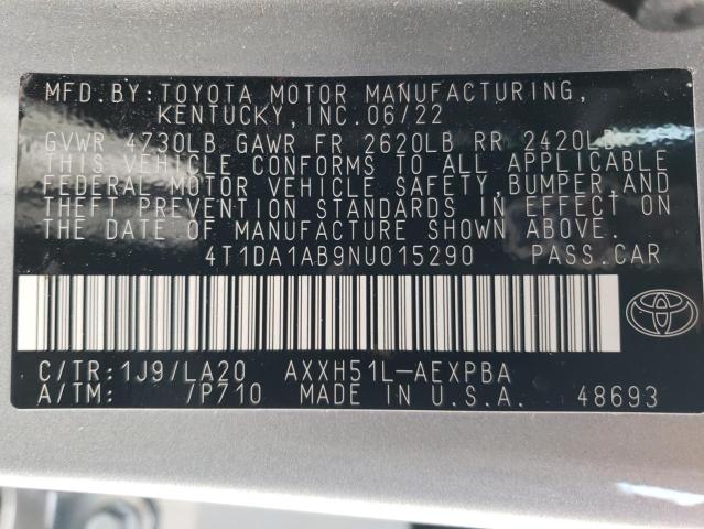 Photo 11 VIN: 4T1DA1AB9NU015290 - TOYOTA AVALON 