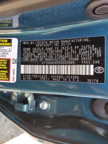 Photo 11 VIN: 4T1DAACK0SU002680 - TOYOTA CAMRY XSE 