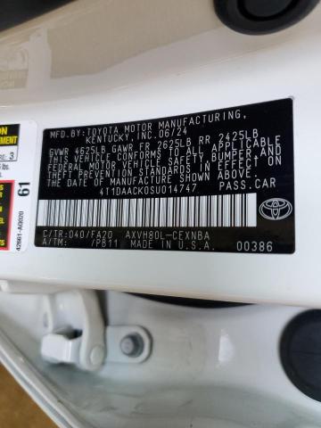 Photo 12 VIN: 4T1DAACK0SU014747 - TOYOTA CAMRY XSE 