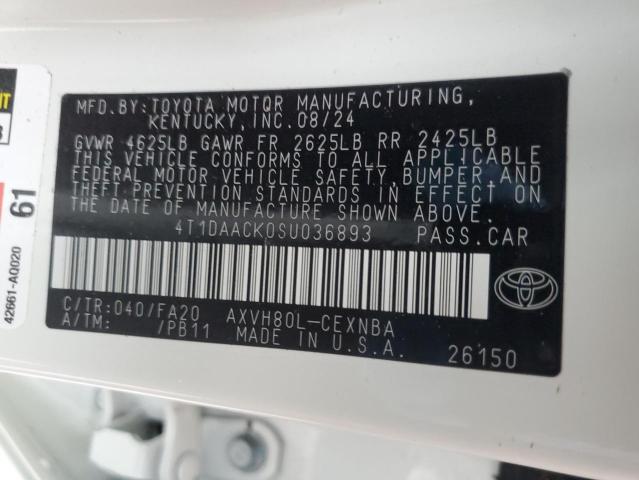 Photo 12 VIN: 4T1DAACK0SU036893 - TOYOTA CAMRY XSE 