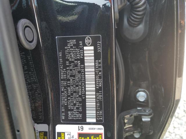 Photo 11 VIN: 4T1DAACK2SU043618 - TOYOTA CAMRY XSE 