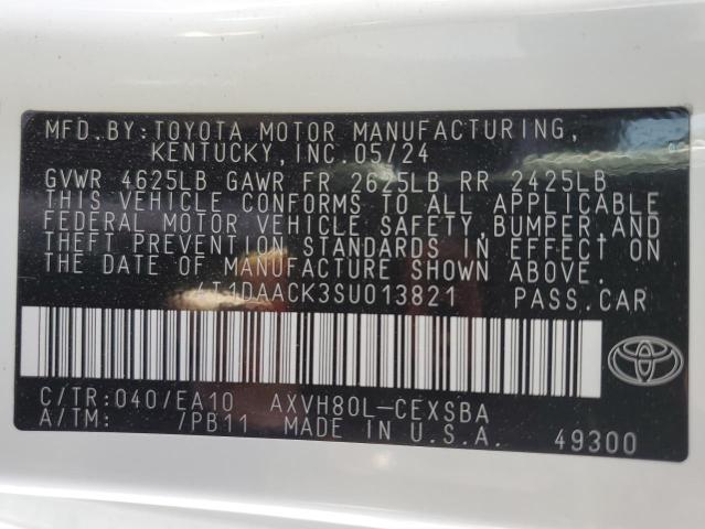 Photo 11 VIN: 4T1DAACK3SU013821 - TOYOTA CAMRY XSE 