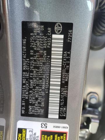 Photo 12 VIN: 4T1DAACK9SU521274 - TOYOTA CAMRY XSE 