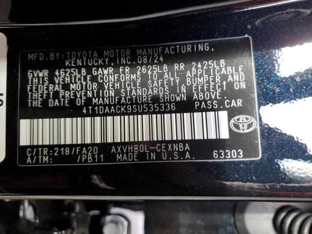 Photo 11 VIN: 4T1DAACK9SU535336 - TOYOTA CAMRY XSE 