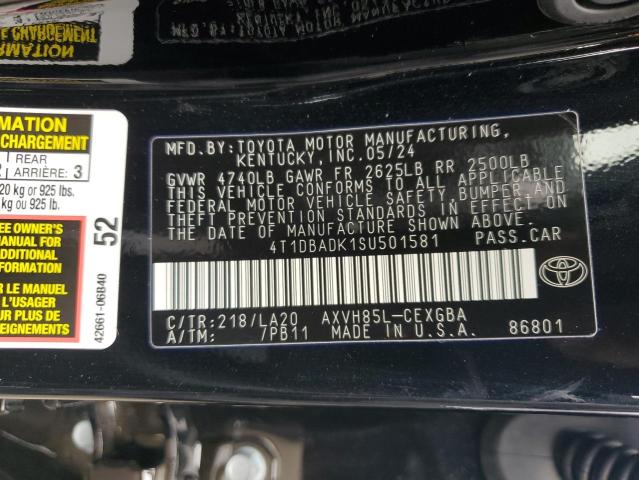 Photo 11 VIN: 4T1DBADK1SU501581 - TOYOTA CAMRY XSE 