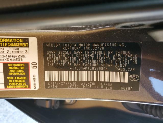 Photo 11 VIN: 4T1E31AK4LU529804 - TOYOTA CAMRY 