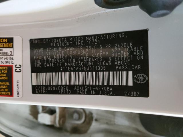 Photo 12 VIN: 4T1EA1AB7NU011386 - TOYOTA AVALON NIG 