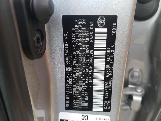 Photo 9 VIN: 4T1EZ1FB4MU060688 - TOYOTA AVALON NIG 