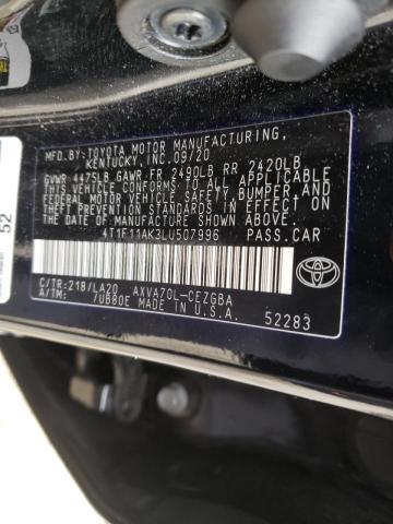 Photo 9 VIN: 4T1F11AK3LU507996 - TOYOTA CAMRY XLE 