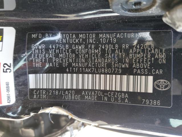 Photo 11 VIN: 4T1F11AK7LU880779 - TOYOTA CAMRY XLE 